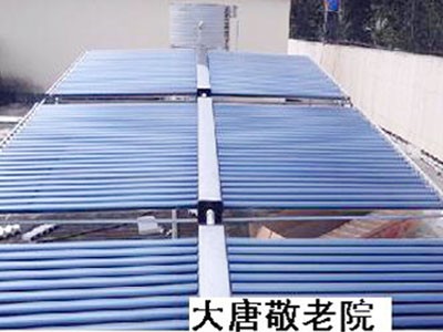 大唐敬老院太陽(yáng)能熱水器工程聯(lián)箱